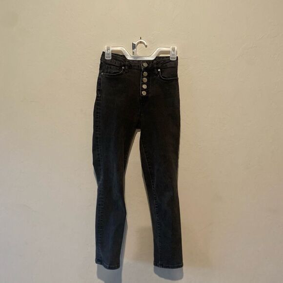 Bdg black gray fade tone skinny button fly denim jeans - Picture 1 of 7